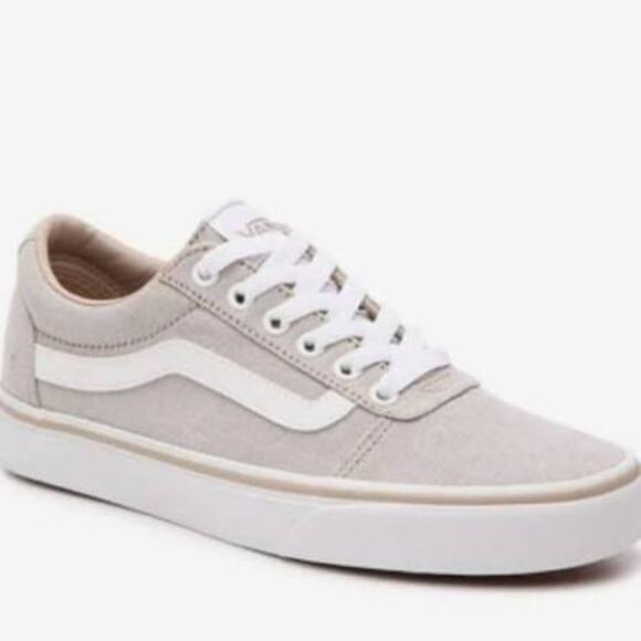 Vans Shoes - NIB Vans Ward Summer Canvas Taupe Sneakers 10